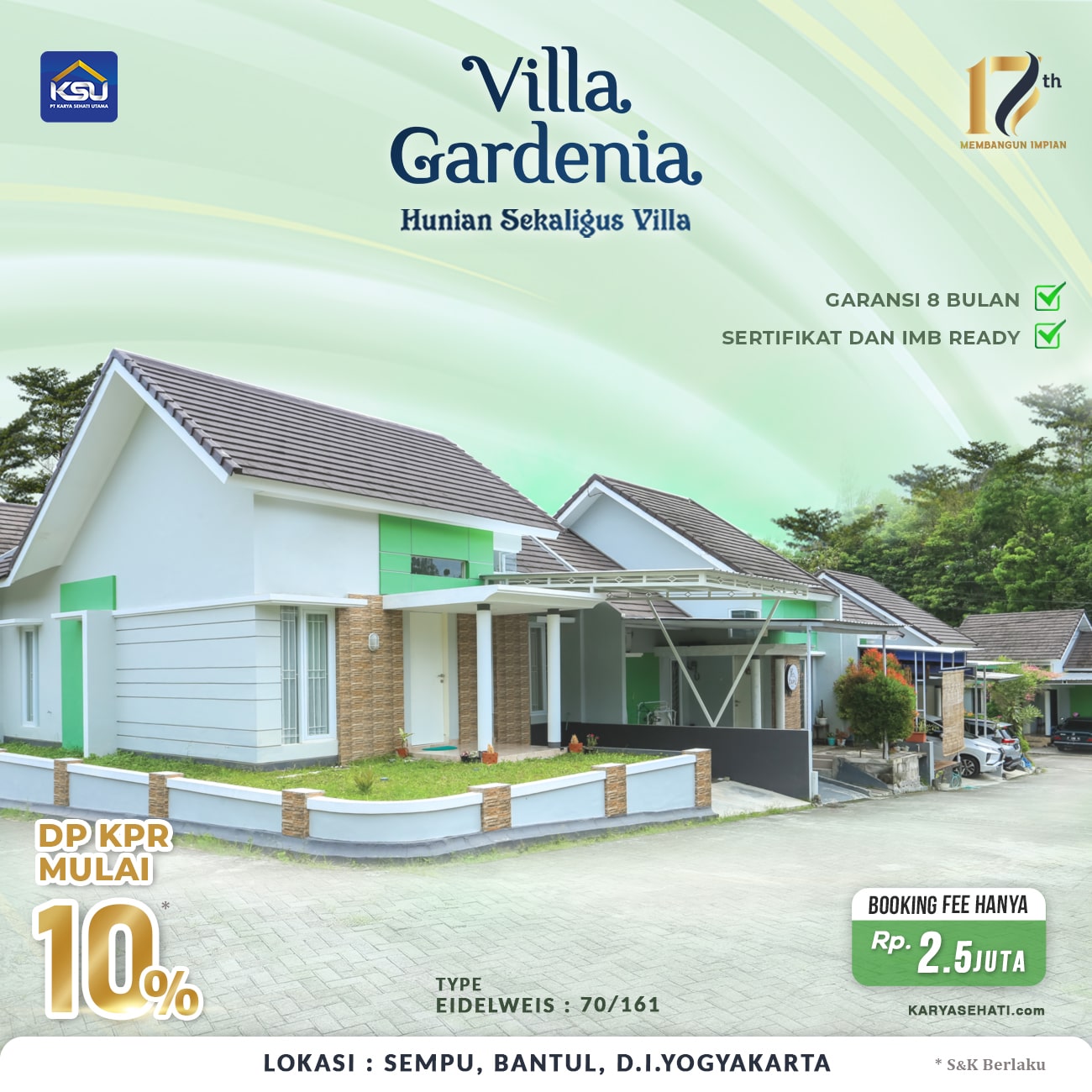 PERUMAHAN JOGJA VILLA GARDENIA